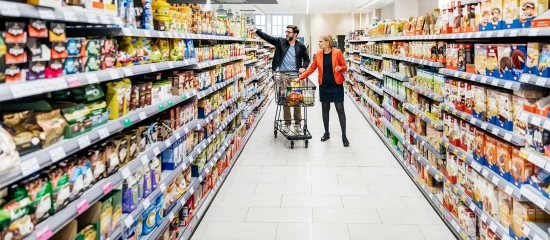 Supermarchés : une surface minimale de vente de produits sans emballage d’ici 2030